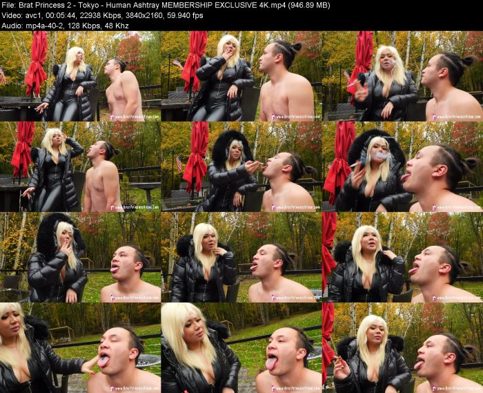 Brat Princess 2 - Tokyo - Human Ashtray MEMBERSHIP EXCLUSIVE 4K | FemDom | Kinkmixer