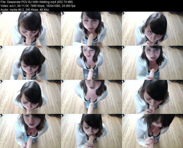 Desperate POV BJ With Wetting | Pee | Kinkmixer