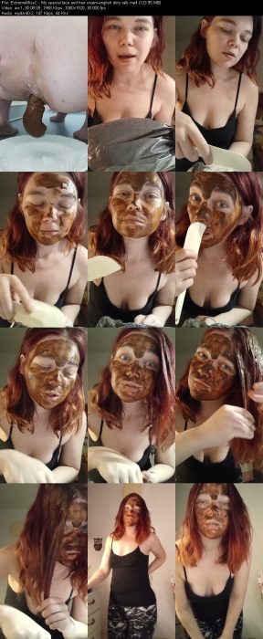 ExtremeMissC - My special face and hair cream-english dirty talk | Poop Girls | Kinkmixer
