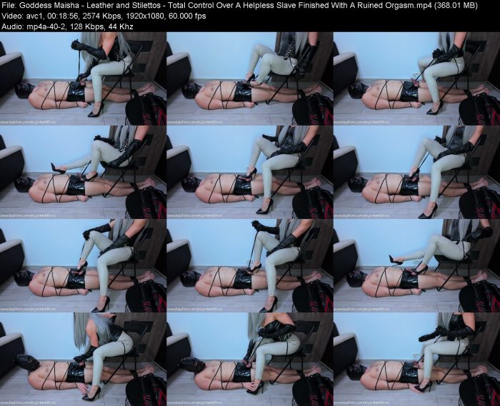 Goddess Maisha - Leather and Stilettos - Total Control Over A Helpless S... – KinkMixer - Violent Crazy Desires Goddess Maisha - Leather and Stilettos - Total Control Over A Helpless S... | FemDom | Kinkmixer