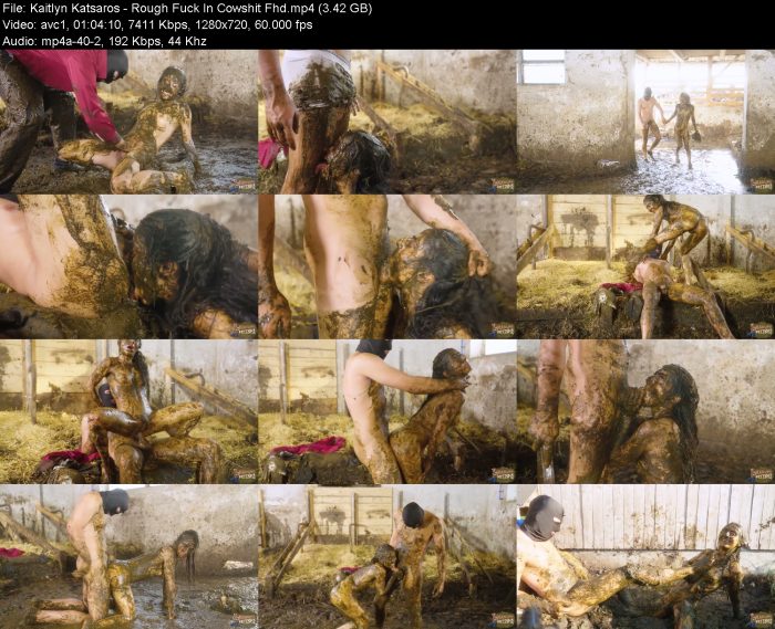 Kaitlyn Katsaros - Rough Fuck In Cowshit Fhd | Poop Girls | Kinkmixer