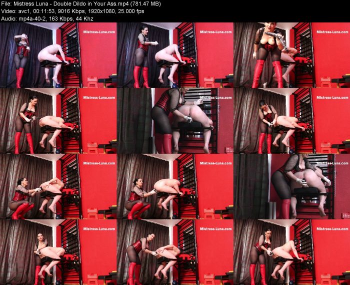 Mistress Luna - Double Dildo in Your Ass | FemDom | Kinkmixer