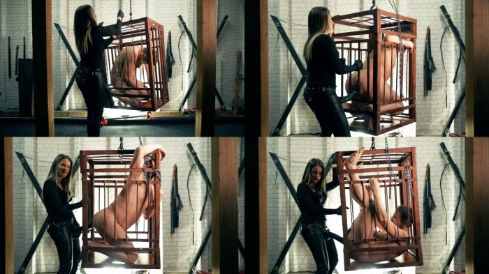 NoirQueenie – Pegging In A Cage Angle 1
