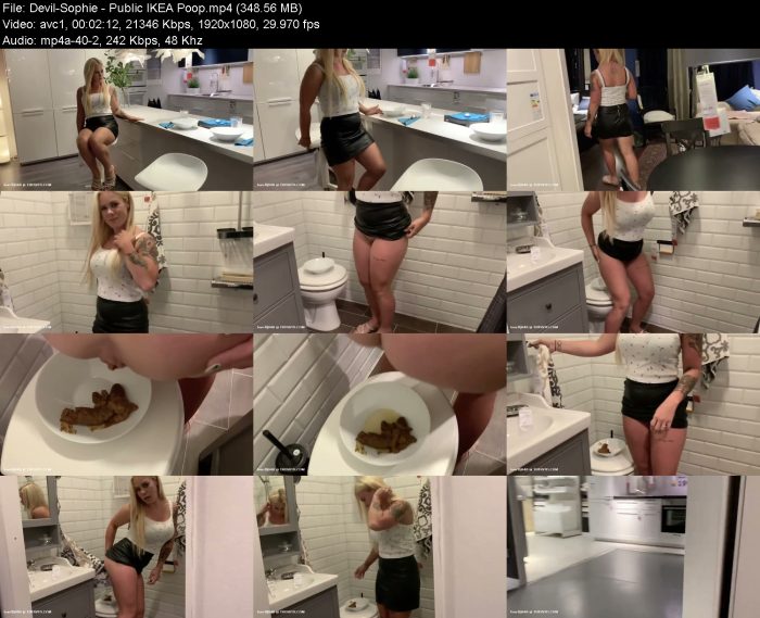 Devil-Sophie - Public IKEA Poop | Poop Girls | Kinkmixer