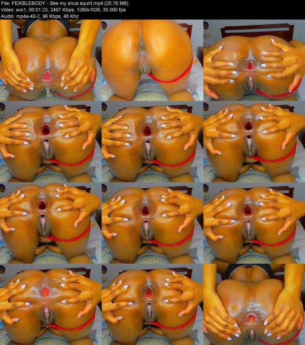 FEXIBLEBODY - See my anus squirt | Poop Girls | Kinkmixer