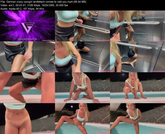 German crazy camgirl lenifetisch comes to visit you | Pee | Kinkmixer
