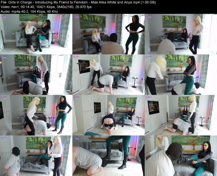 Girls in Charge - Introducing My Friend to Femdom - Miss Alika White and... | FemDom | Kinkmixer