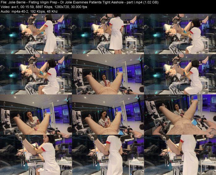 Jolie Berrie - Fisting Virgin Prep - Dr Jolie Examines Patients Tight As... | FemDom | Kinkmixer