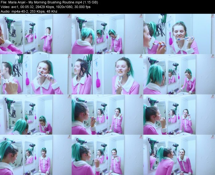 Maria Anjel - My Morning Brushing Routine | Poop Girls | Kinkmixer