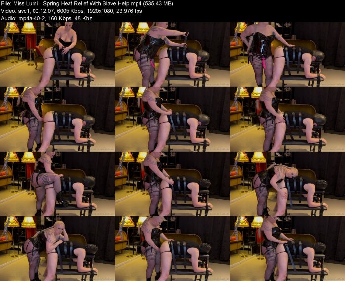 Miss Lumi - Spring Heat Relief With Slave Help | FemDom | Kinkmixer