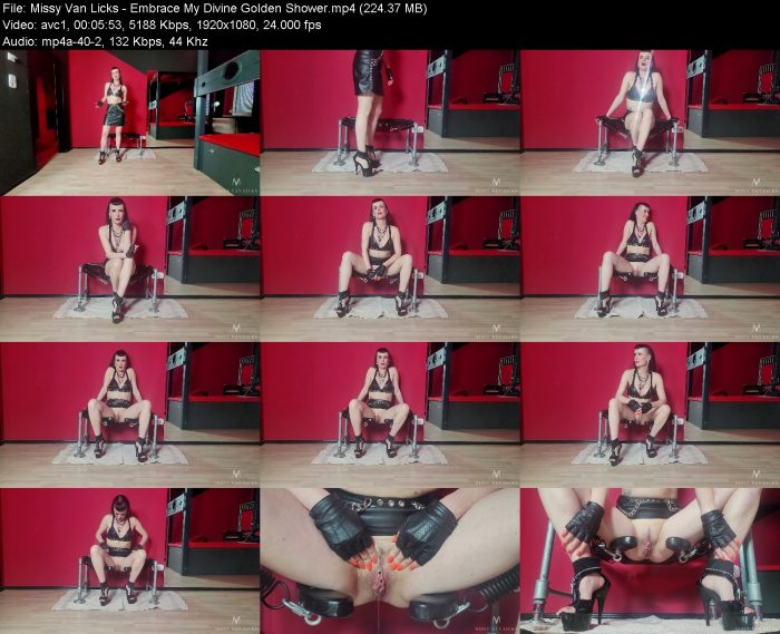 Missy Van Licks - Embrace My Divine Golden Shower | Pee | Kinkmixer