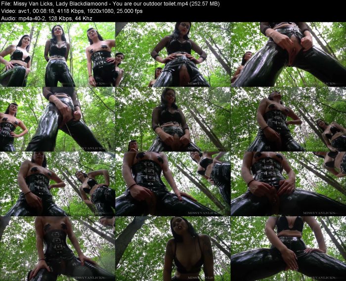 Missy Van Licks, Lady Blackdiamoond - You are our outdoor toilet – KinkMixer - Violent Crazy Desires Missy Van Licks, Lady Blackdiamoond - You are our outdoor toilet | Pee | Kinkmixer