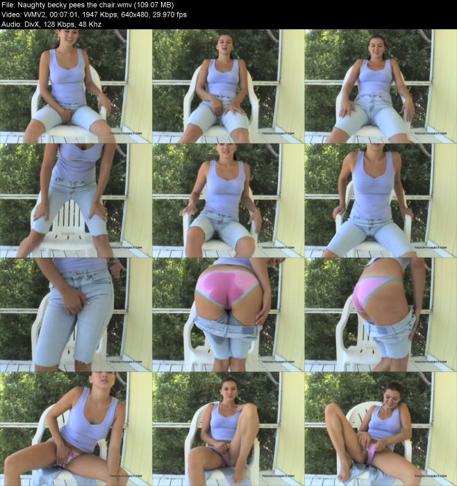 Naughty becky pees the chair – KinkMixer - Violent Crazy Desires Naughty becky pees the chair | Pee | Kinkmixer