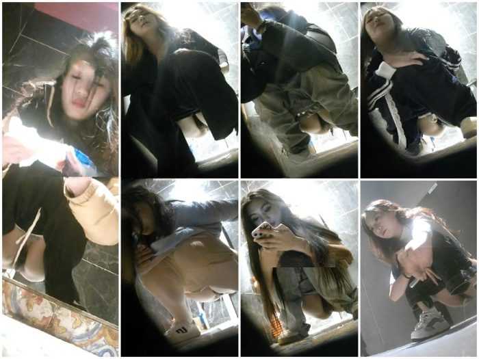 Nude Ass オンライン限定プレ​ミア：【パノラマバートイレショット】黒ストッキングとハイヒールを履いた様々な美女が登場。11 | Toilet Voyeurism | Kinkmixer