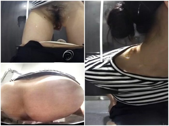 Girls on the Toilet 海のトイレを前から撮ってみたら4ナプキンタンポンどアップの羞恥 | Toilet Voyeurism | Kinkmixer