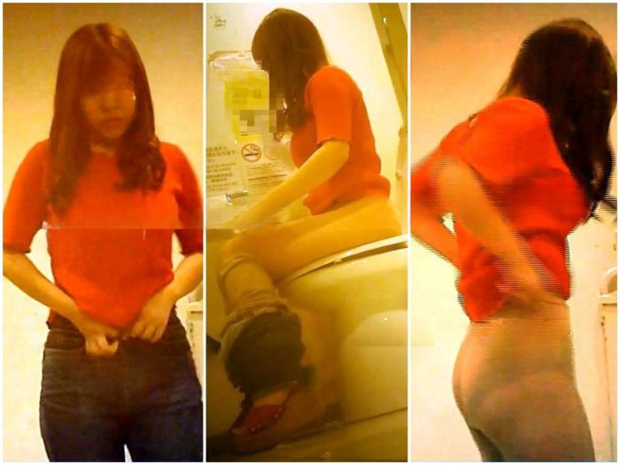 Girls on the Toilet VIPな女子トイレ46あらら、う〇このカスがお外にOB(編集版) | Toilet Voyeurism | Kinkmixer