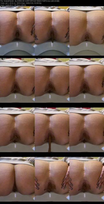 AmeliaFetishh - BLOWING MY SKIRT WITH MY WINDY FARTS | Poop Girls | Kinkmixer