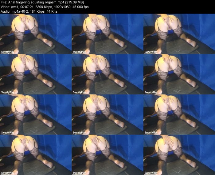 Anal fingering squirting orgasm | Pee | Kinkmixer