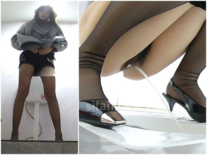 Girls on the Toilet 最も鮮明な二角度からのトイレ映像：ミス・ユニバース出場者が排尿 | Toilet Voyeurism | Kinkmixer