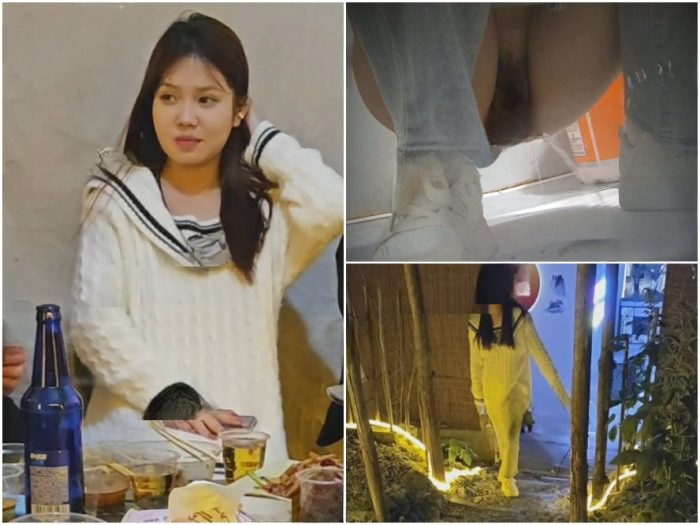 Public Restroom 同僚が農場で誕生日ディナーをしていました。❤️ 可愛い女性の同僚を間に合わせの女性用トイレまで尾行して、彼女が排…