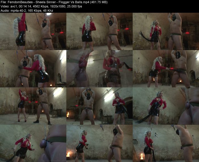 FemdomBeauties - Sheela Sinner - Flogger Vs Balls – KinkMixer - Violent Crazy Desires FemdomBeauties - Sheela Sinner - Flogger Vs Balls | FemDom | Kinkmixer