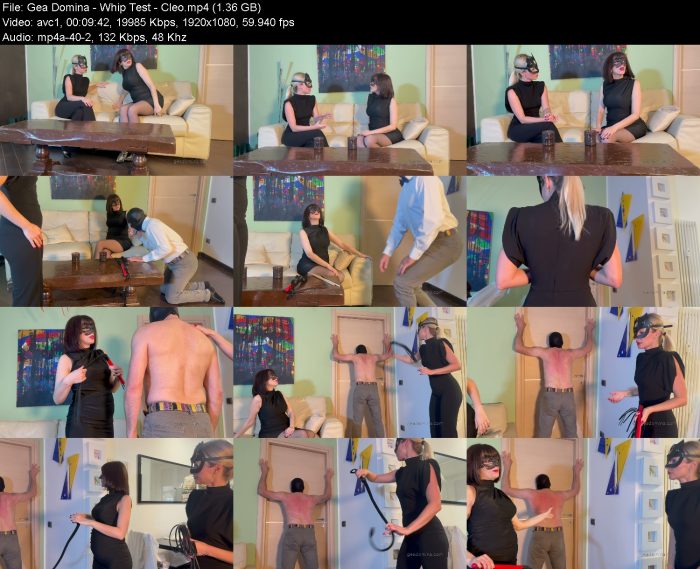 Gea Domina - Whip Test - Cleo | FemDom | Kinkmixer