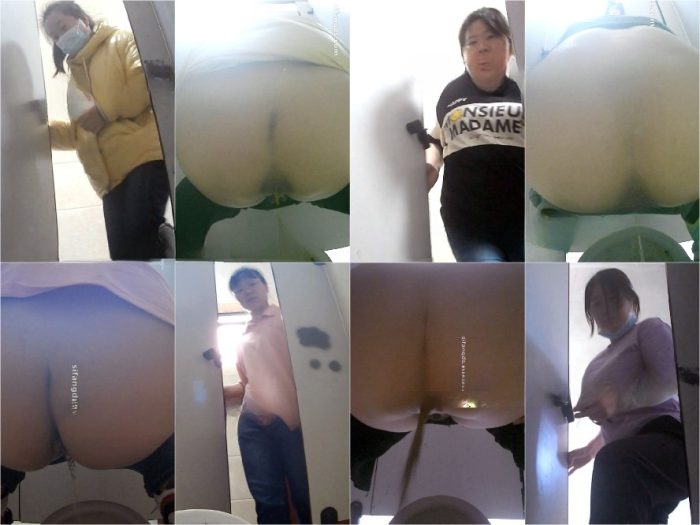 Girls on the Toilet 新たに流出したシリーズ❤️ 高校の女子トイレで、クラスメートが小便をしながら携帯電話を使用している様子を... | Toilet Voyeurism | Kinkmixer