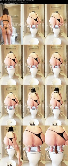 Joy June - Morning poop right before photo shoot | Poop Girls | Kinkmixer