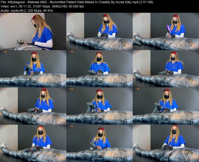 Kittybegood - Mistress KBG - Mummified Patient Gets Milked In Chastity B... – KinkMixer - Violent Crazy Desires Kittybegood - Mistress KBG - Mummified Patient Gets Milked In Chastity B... | FemDom | Kinkmixer