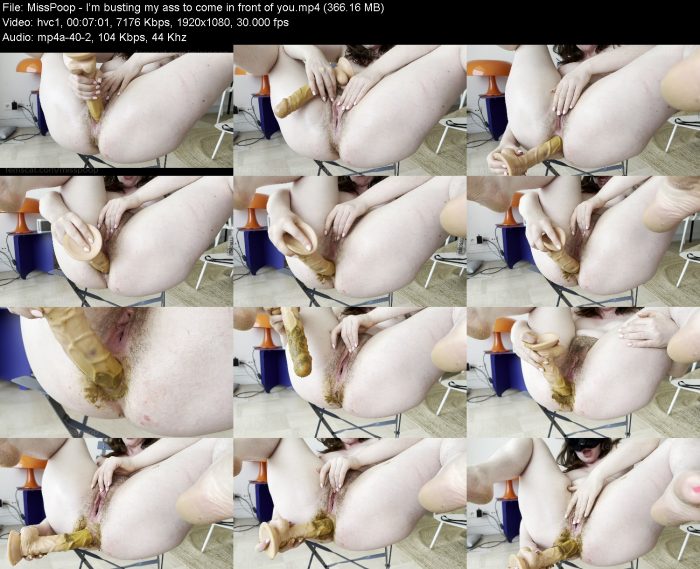 MissPoop - I'm busting my ass to come in front of you – KinkMixer - Violent Crazy Desires MissPoop - I'm busting my ass to come in front of you | Poop Girls | Kinkmixer