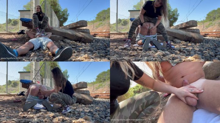 Mistress Tirza – Used outdoor by Mistress Tirza cbt dick slapping domina…