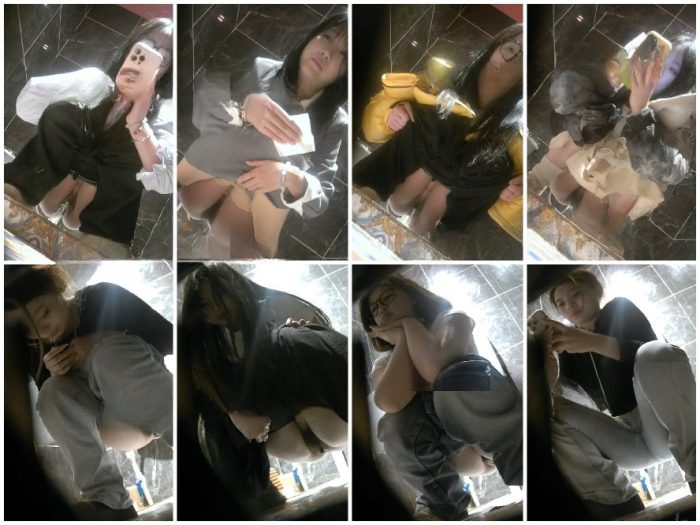 Spy Today オンライン限定プレ​ミア：【パノラマバートイレショット】黒ストッキングとハイヒールを履いた様々な美女が登場。10 | Toilet Voyeurism | Kinkmixer
