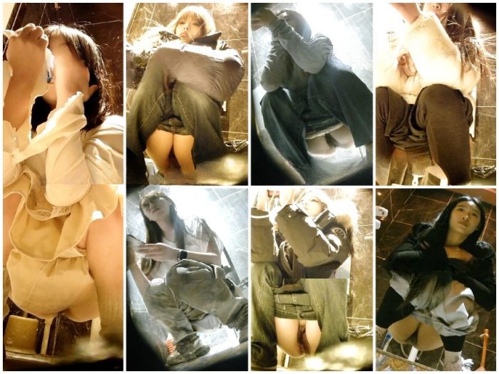 Spy Today オンライン限定プレ​ミア：【パノラマバートイレショット】黒ストッキングとハイヒールを履いた様々な美女が登場。10 | Toilet Voyeurism | Kinkmixer