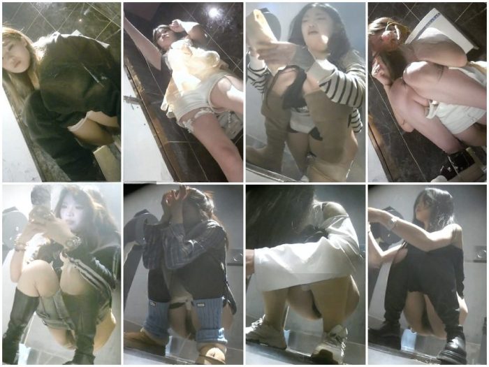 JAV Home Video オンライン限定プレ​ミア：【パノラマバートイレショット】黒ストッキングとハイヒールを履いた様々な美女が登場。14