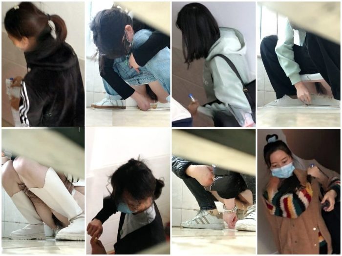 Girls on the Toilet China Toilet Voyeur sifangktv 2644-2646