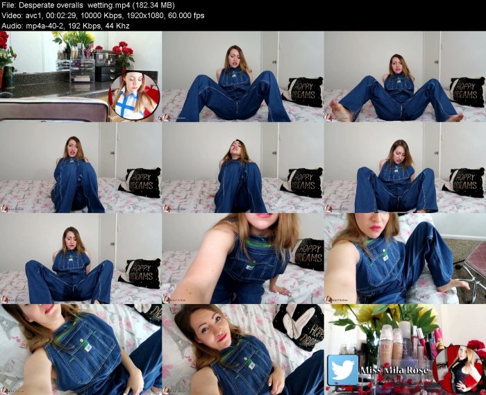 Desperate overalls wetting | Pee | Kinkmixer