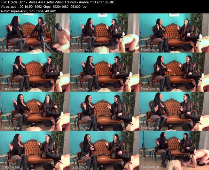 Ezada Sinn - Males Are Useful When Trained - Ambra | FemDom | Kinkmixer
