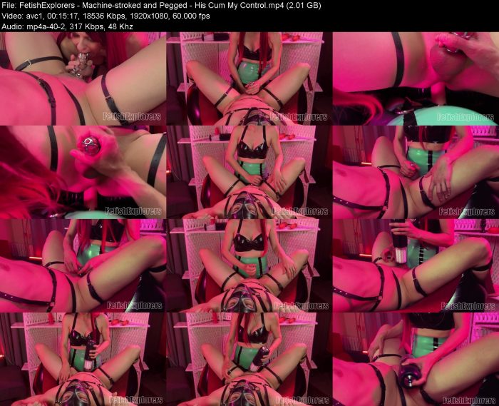 FetishExplorers - Machine-stroked and Pegged - His Cum My Control – KinkMixer - Violent Crazy Desires FetishExplorers - Machine-stroked and Pegged - His Cum My Control | FemDom | Kinkmixer