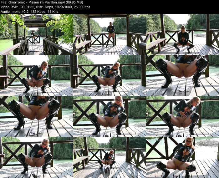 GinaTomic - Pissen im Pavillon | Pee | Kinkmixer