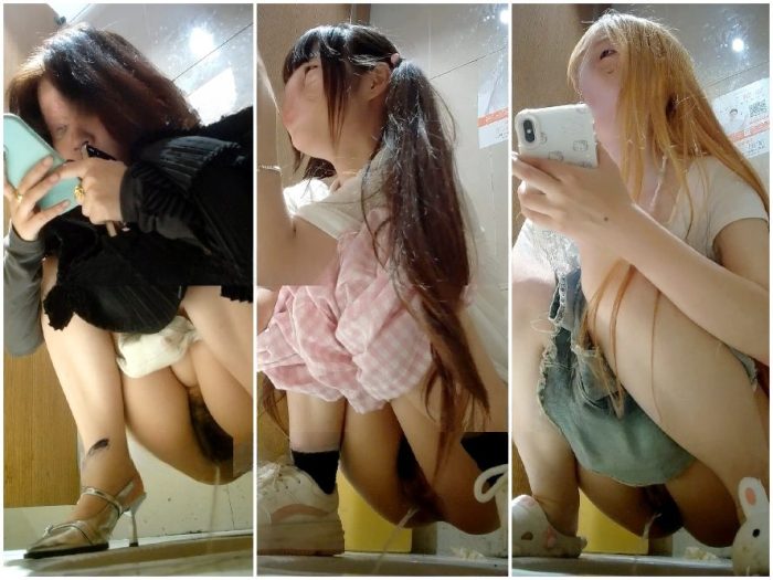 Public Restroom 正面パノラマ：若く、美しく、血色の良い「引き締まった割れ目」コレクション（第3部）