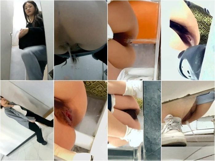 Public Restroom 新たに流出した写真❤️詐欺師がバーで高級トイレカメラを購入：ピンクの女性用トイレからの最高の眺め - デニムのシ... | Toilet Voyeurism | Kinkmixer