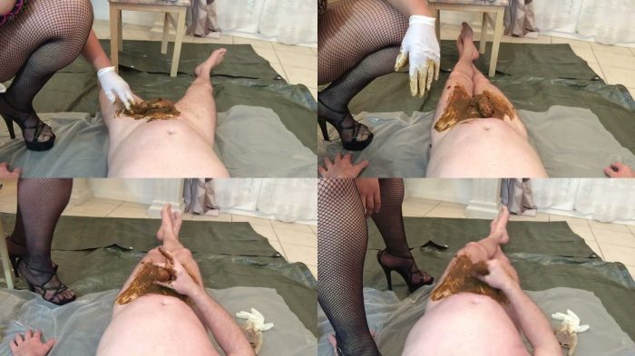 girlsscatandpiss – I shit a big bunch on that pig cock