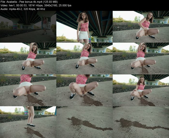 Acabella - Pee bonus 4k – KinkMixer - Violent Crazy Desires Acabella - Pee bonus 4k | Pee | Kinkmixer