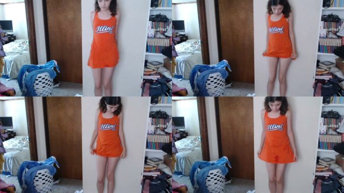 Cheerleader wets herself