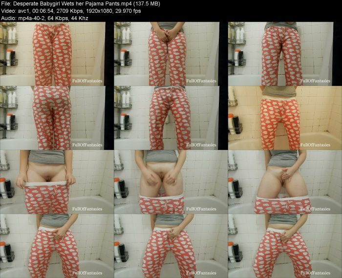 Desperate Babygirl Wets her Pajama Pants – KinkMixer - Violent Crazy Desires Desperate Babygirl Wets her Pajama Pants | Pee | Kinkmixer