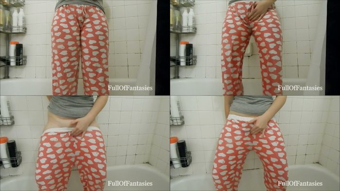 Desperate Babygirl Wets her Pajama Pants