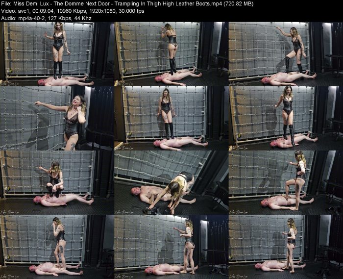 Miss Demi Lux - The Domme Next Door - Trampling In Thigh High Leather Boots – KinkMixer - Violent Crazy Desires Miss Demi Lux - The Domme Next Door - Trampling In Thigh High Leather Boots | FemDom | Kinkmixer