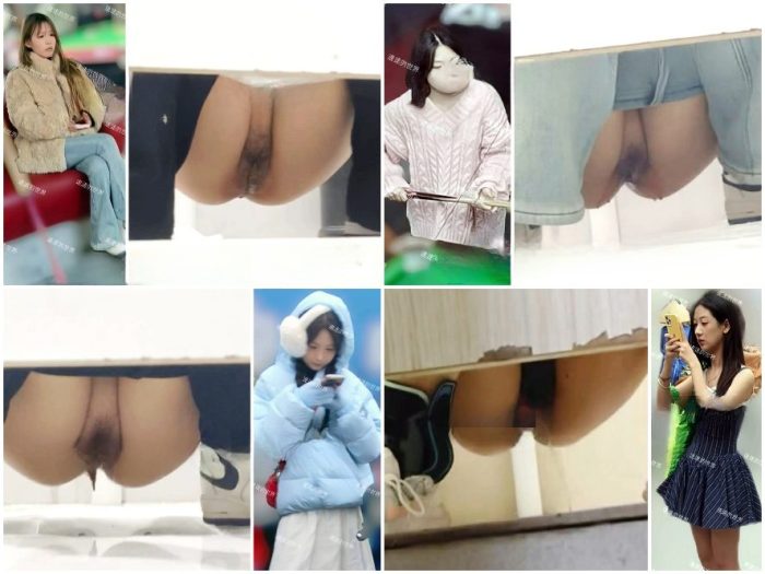 Spy Today 手持ちによるスナップ写真：ビリヤード場にいる数人の若い女性たち (68V) | Toilet Voyeurism | Kinkmixer