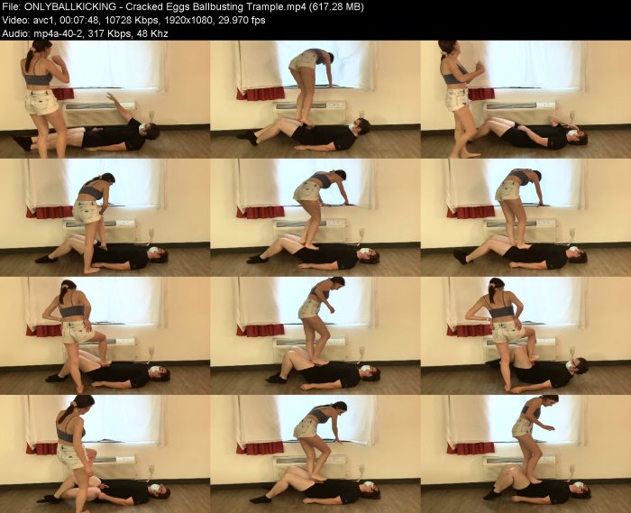 ONLYBALLKICKING - Cracked Eggs Ballbusting Trample – KinkMixer - Violent Crazy Desires ONLYBALLKICKING - Cracked Eggs Ballbusting Trample | FemDom | Kinkmixer