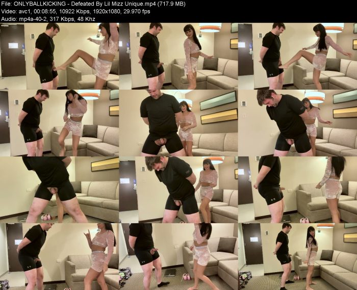ONLYBALLKICKING - Defeated By Lil Mizz Unique | FemDom | Kinkmixer